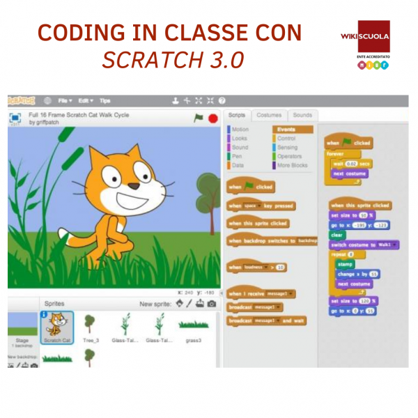 Scratch 3.0 – quadrato