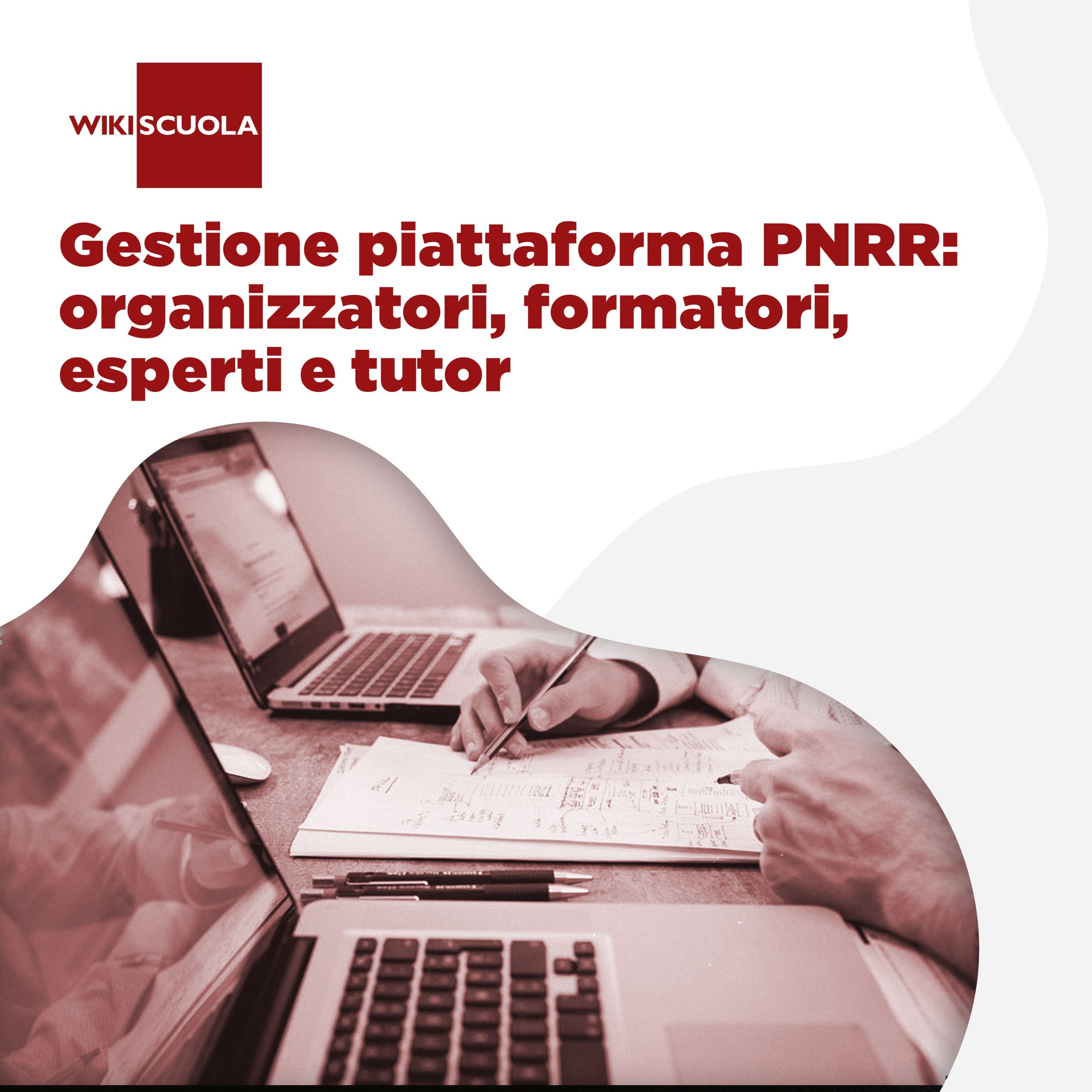 Gestione piattaforma PNRR: organizzatori, formatori: esperti e tutor (3a edizione) (Webinar)