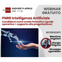 Webinar gratuito | PNRR Intelligenza Artificiale: candidarsi come snodo formativo (guida operativa + supporto alla progettazione)