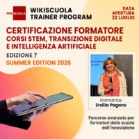 Certificazione Formatore corsi STEM, Transizione Digitale e Intelligenza Artificiale con nuovi contenuti sull’Intelligenza Artificiale per la scuola (DM 219/2025) (7ª edizione) (AS/SN)