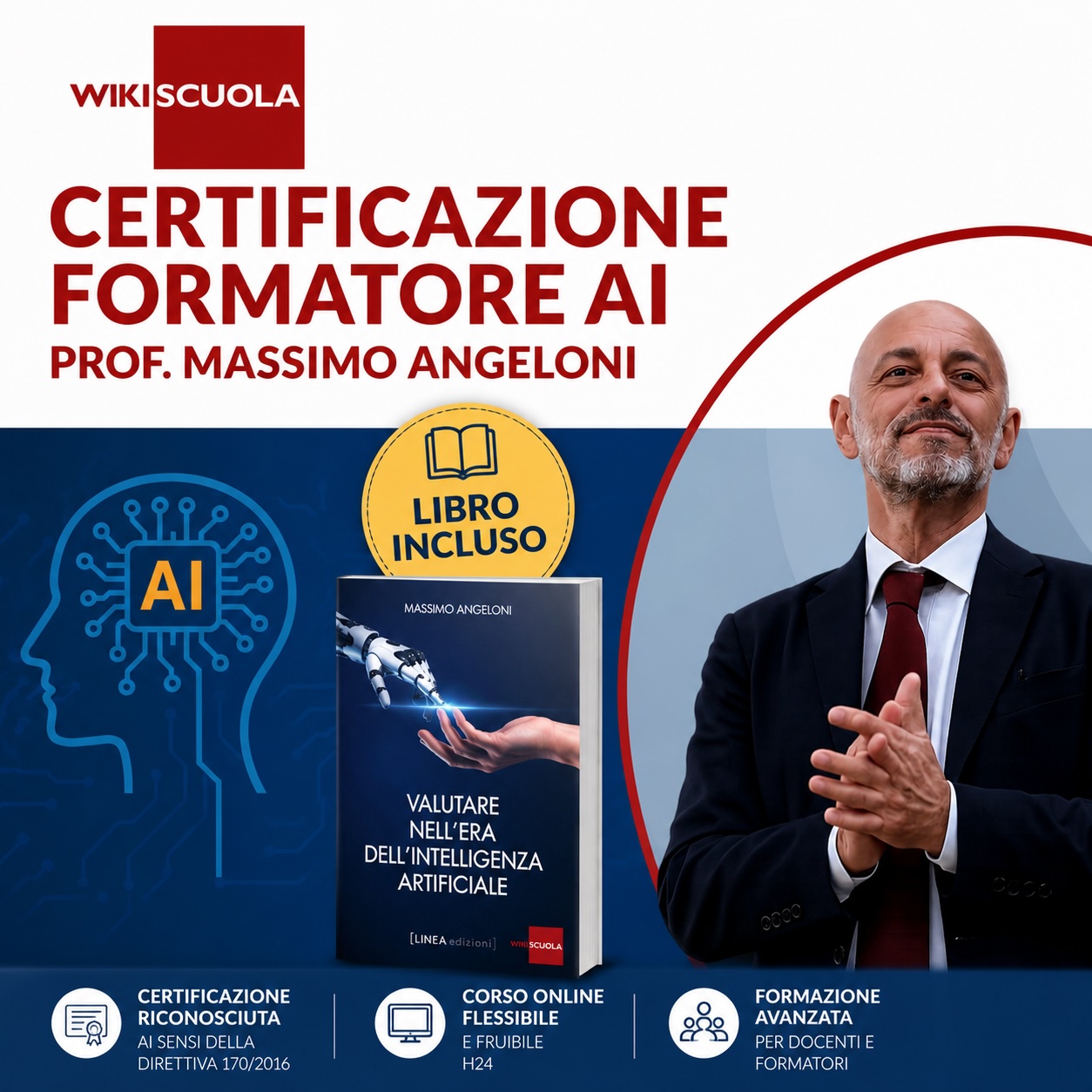 Certificazione FORMATORE AI WikiScuola - 6a edizione (+ LIBRO)